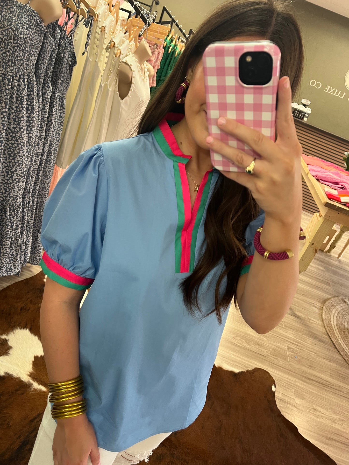 Multicolor V-Neck top