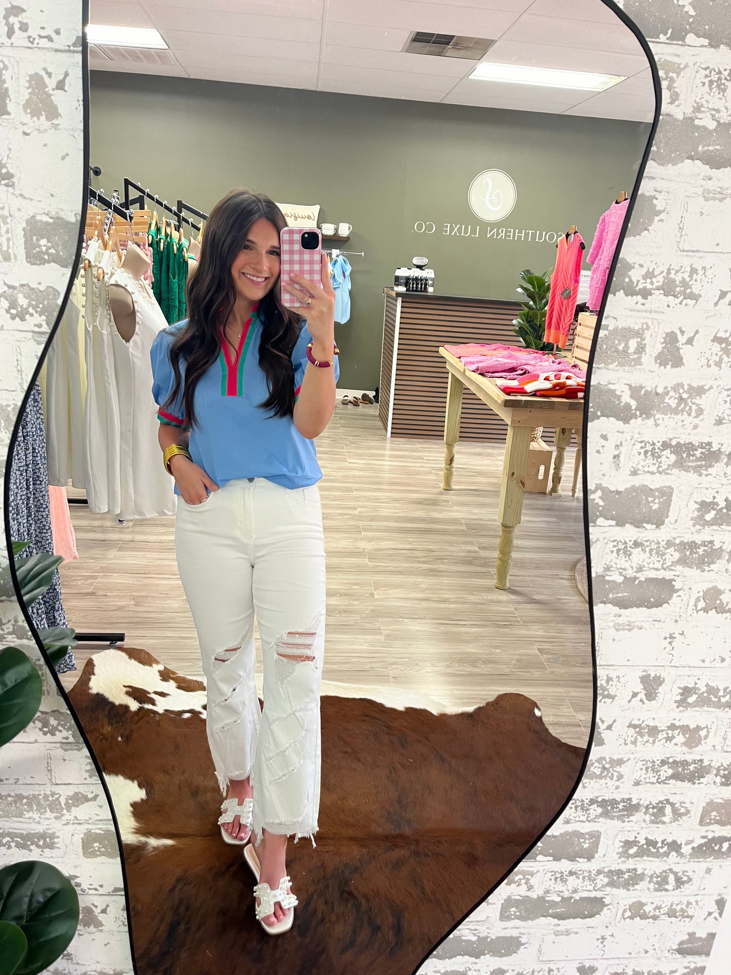 Multicolor V-Neck top