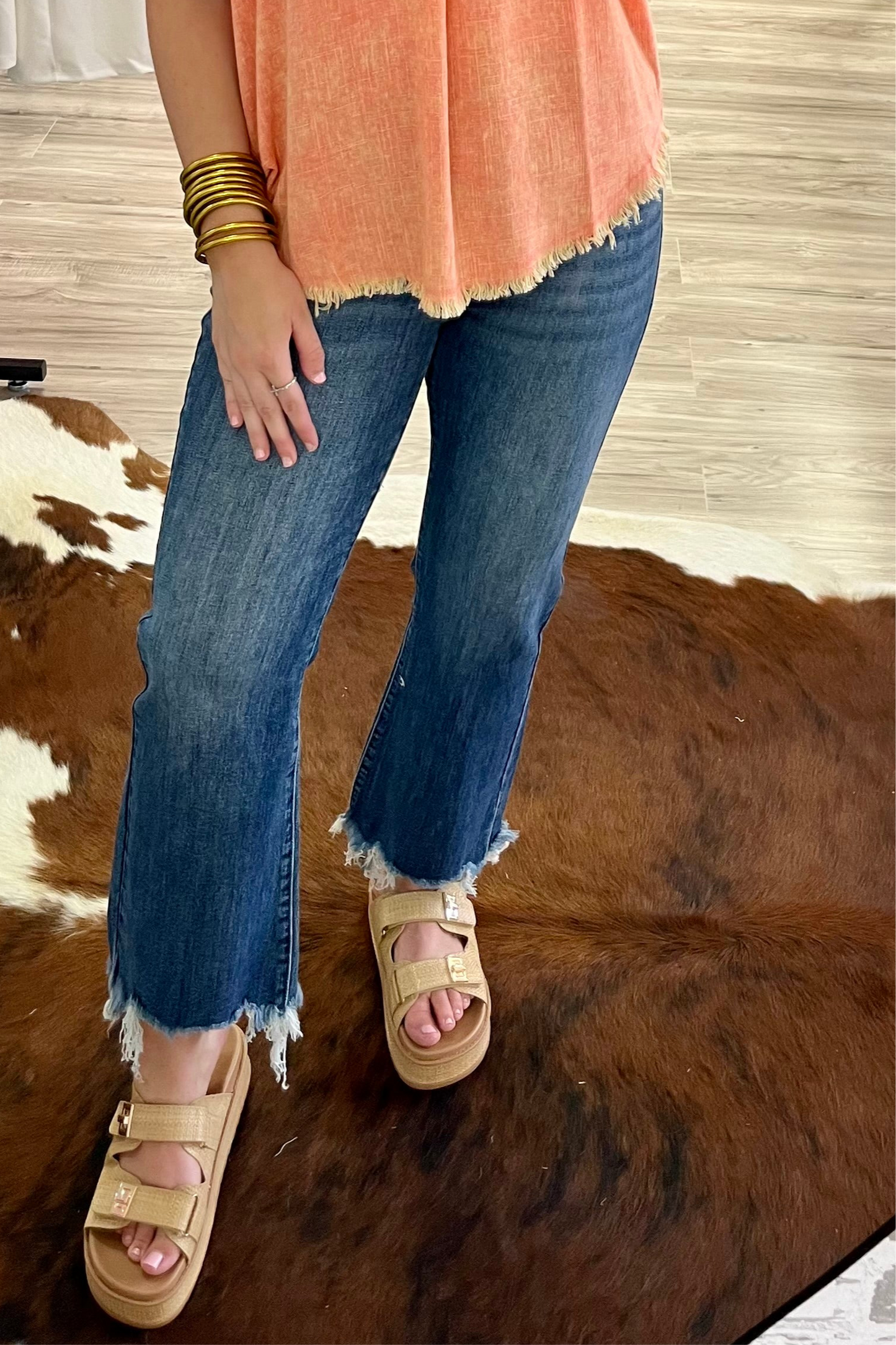 Med wash urban non distressed jeans