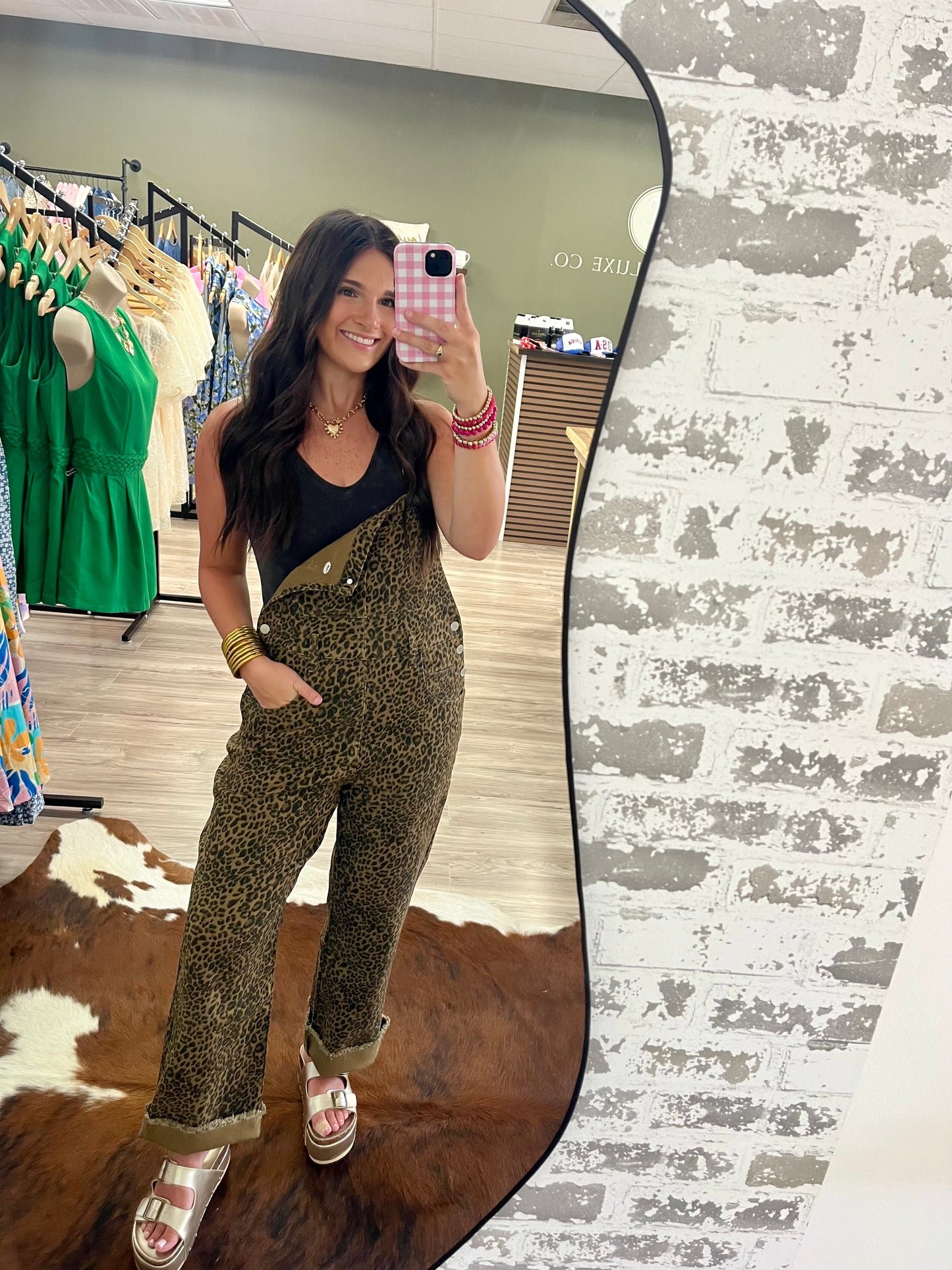 Leopard overalls