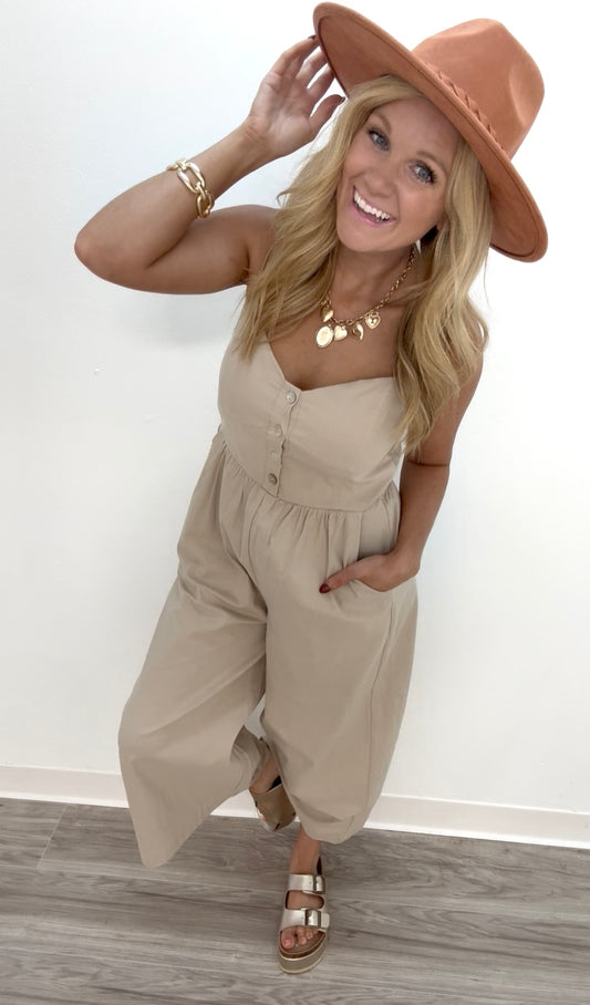 LT Taupe jumpsuit